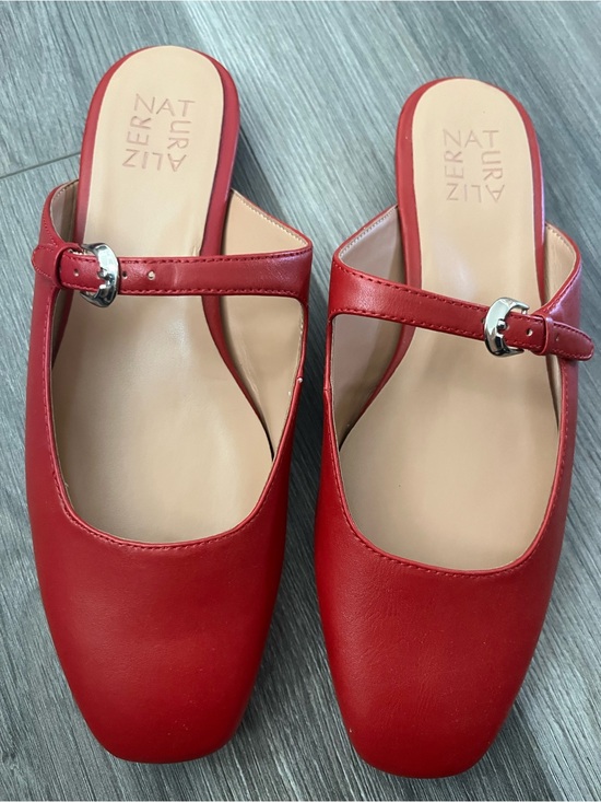 Naturalizer Shoes - Naturalizer Red Buckle Mary Jane Mules